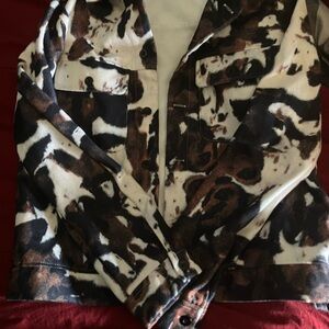 Stylish Animal Print Jacket